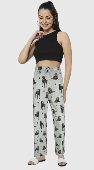 COMFIES UNISEX CHOCOLATE LABRADOR PAJAMA BOTTOMS E&S PETS (CHOOSE SIZE)