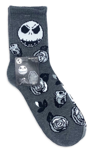 DISNEY NIGHTMARE BEFORE CHRISTMAS Ladies 2 Pair Of MOTHERS DAY Socks With JACK & SALLY - Novelty Socks And Slippers