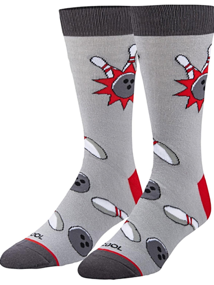 COOL SOCKS Brand Men’s BOWLING Socks BOWLING BALLS & PINS