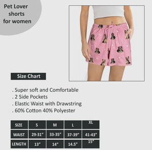 COMFIES Brand LOUNGE PJ SHORTS Ladies YORKIE Dog By E&S PETS - Novelty Socks And Slippers