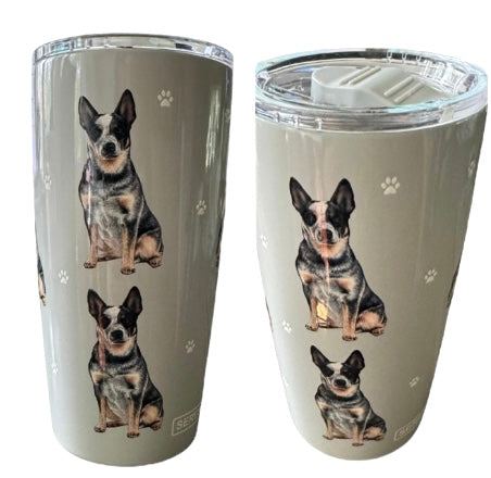 AUSTRALIAN CATTLE Dog Serengeti Stainless Steel Ultimate 20 Oz. Hot & Cold Tumbler