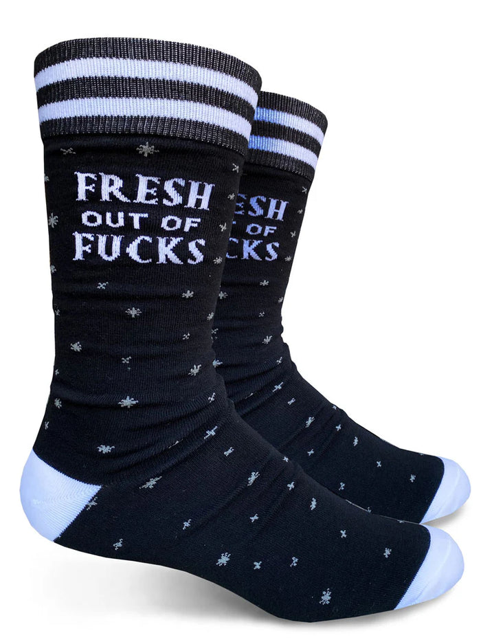 GROOVY THINGS CO. Men’s FRESH OUT OF FUCKS Socks