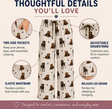 CHOCOLATE LABRADOR Dog Adult Unisex PAJAMA BOTTOMS COMFIES Brand By E&S PETS (CHOOSE SIZE)
