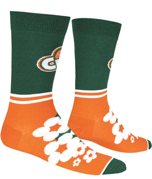 ODD SOX Brand Men’s ORANGE CRUSH SODA Socks - Novelty Socks And Slippers