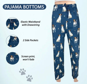 COMFIES UNISEX JACK RUSSELL PAJAMA BOTTOMS E&S PETS (CHOOSE SIZE)