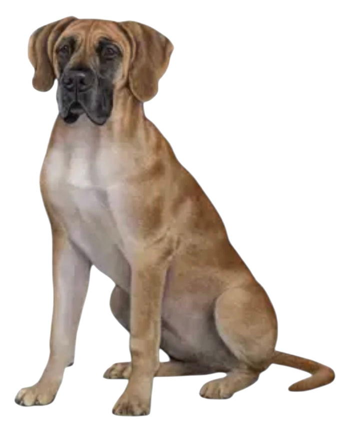 GREAT DANE Dog Vinyl Sticker By E&S Pets