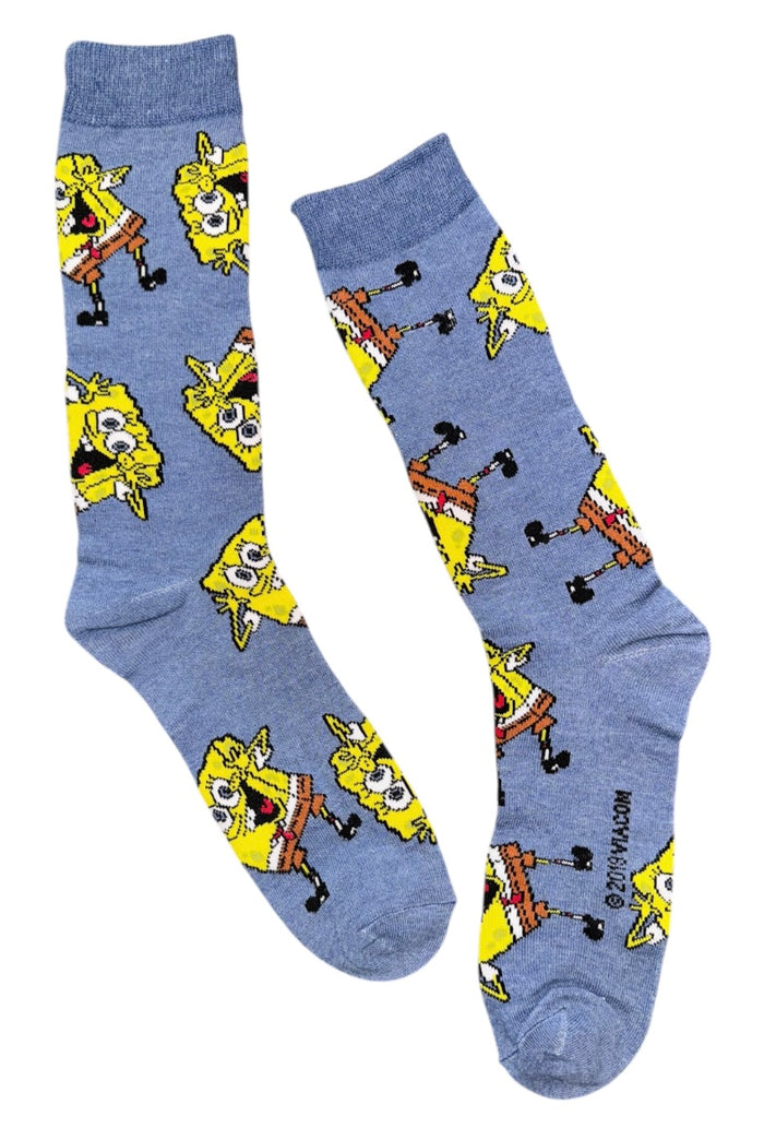 SPONGEBOB SQUAREPANTS Men’s Socks SpongeBob All Over