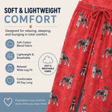 SCHNAUZER Dog Adult Unisex PAJAMA BOTTOMS COMFIES Brand By E&S PETS (CHOOSE SIZE)