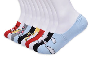 DISNEY WINNIE THE POOH Ladies 10 Pair Of Sneaker Liner Socks ‘SWEET AS CAN BEE’