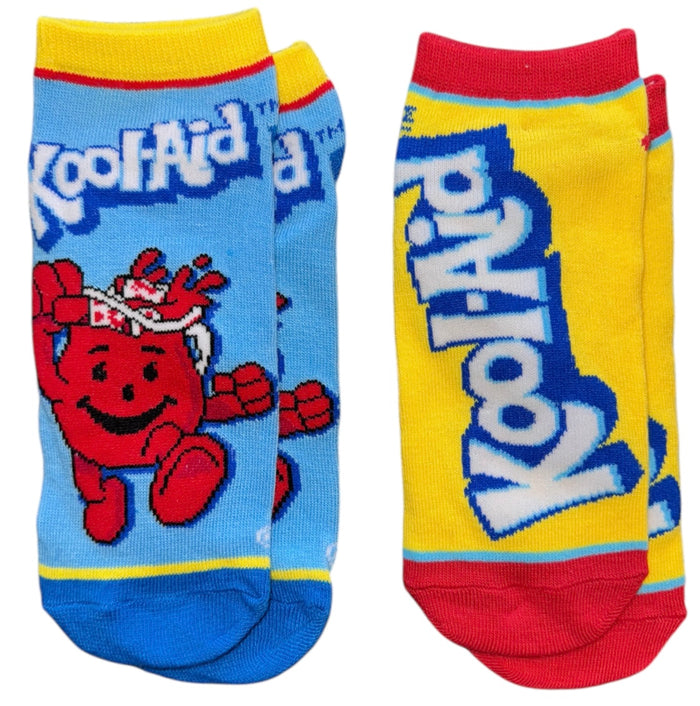 KOOL-AID Drink Ladies 2 Pair Of No Show Socks Odd Sox Brand