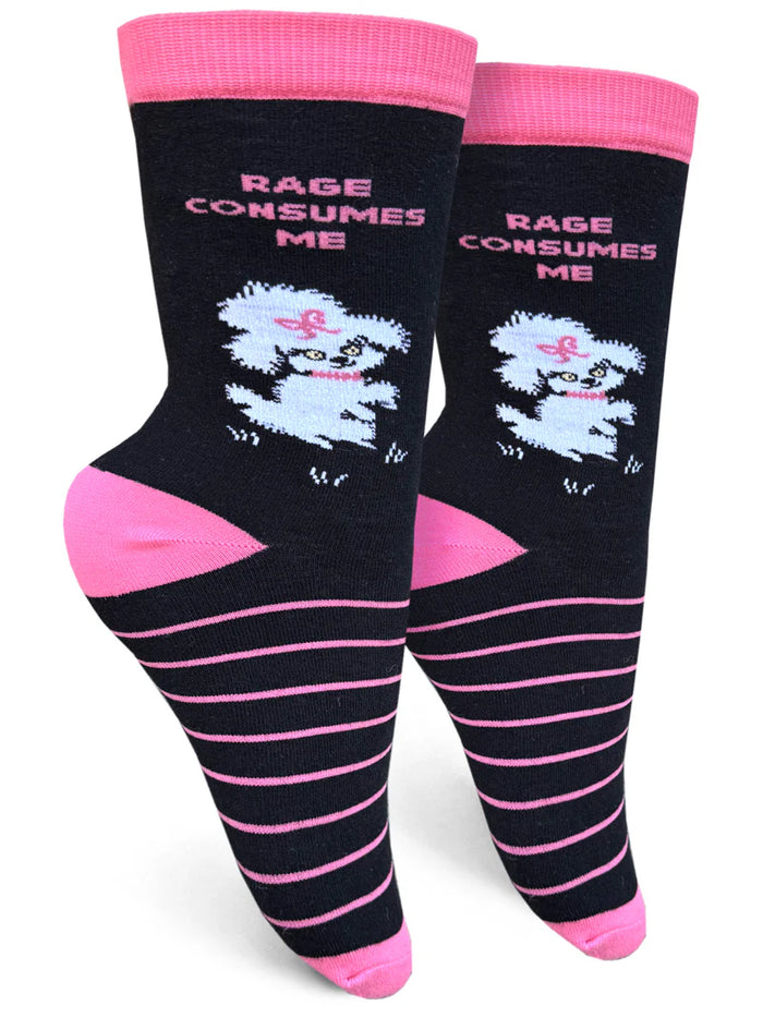 RAGE CONSUMES ME Ladies Socks GROOVY THINGS Brand