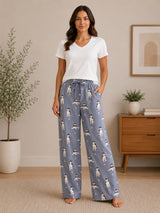 SIBERIAN HUSKY Dog Adult Unisex PAJAMA BOTTOMS COMFIES Brand By E&S PETS (CHOOSE SIZE)