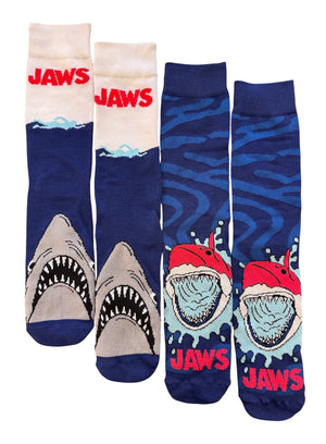 JAWS The Movie Men’s 2 Pair Of Socks - Novelty Socks And Slippers