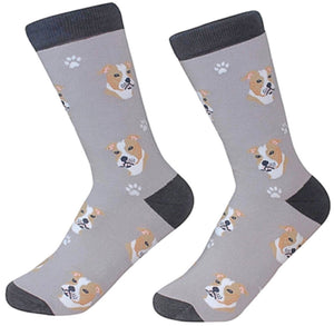 PIT BULL Dog Unisex Socks By E&S Pets CHOOSE SOCK DADDY, HAPPY TAILS, LIFE IS BETTER - Novelty Socks for Less