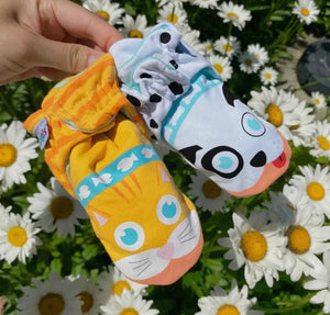 PALS SOCKS Brand Unisex CAT & DOG BABY NON-SLIP BOOTIES (CHOOSE SIZE) - Novelty Socks And Slippers