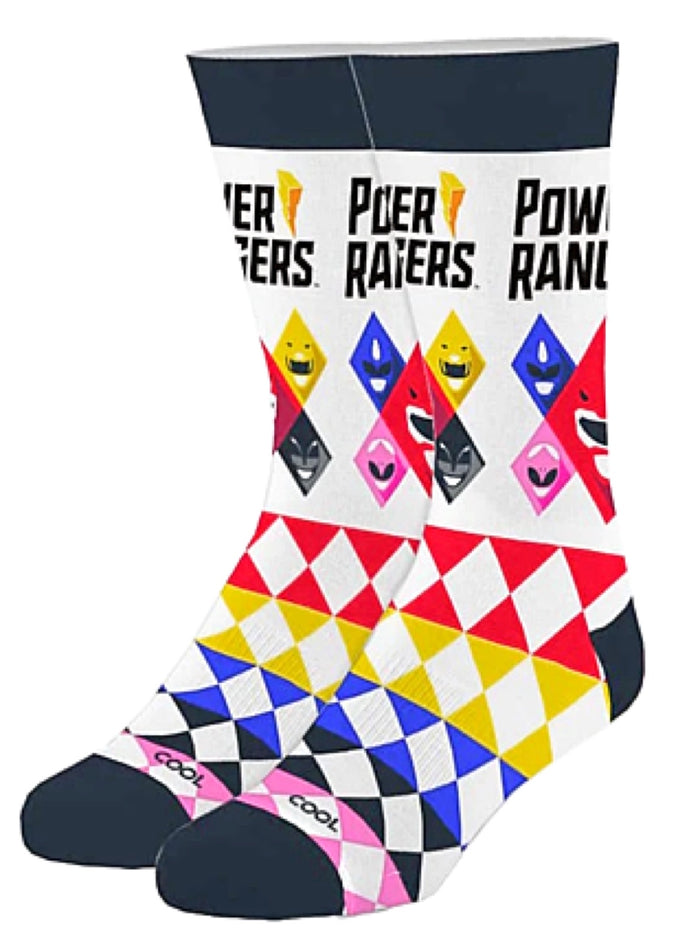 POWER RANGERS Kids Unisex Socks (CHOOSE SIZE) COOL SOCKS Brand