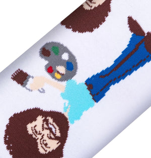 BOB ROSS Unisex Socks IF PAINTING DOES NOTHING ELSE, IT SHOULD MAKE YOU HAPPY’ COOL SOCKS Branx