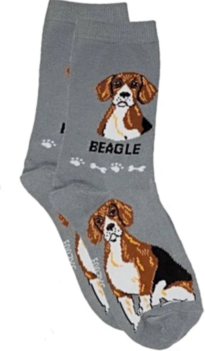 FOOZYS Brand Ladies BEAGLE DOG Socks