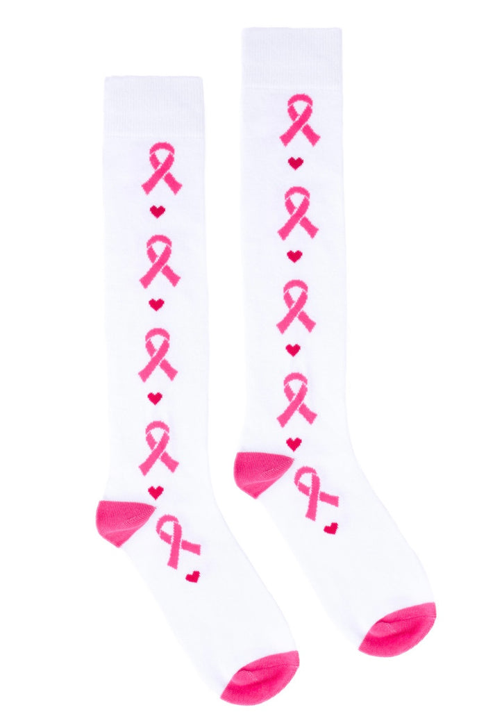 PARQUET Brand Ladies BREAST CANCER AWARENESS Knee High Socks