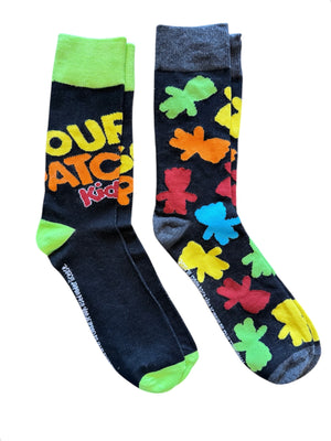 SOUR PATCH CANDY Men’s 2 Pair Of Socks Culturefly Brand - Novelty Socks And Slippers