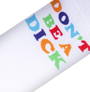 COOL SOCKS Brand Unisex DON’T BE A DICK Socks Size Medium