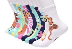 SCOOBY-DOO Ladies 10 Pair Of Socks Mystery Machine ‘GOOD TIMES’