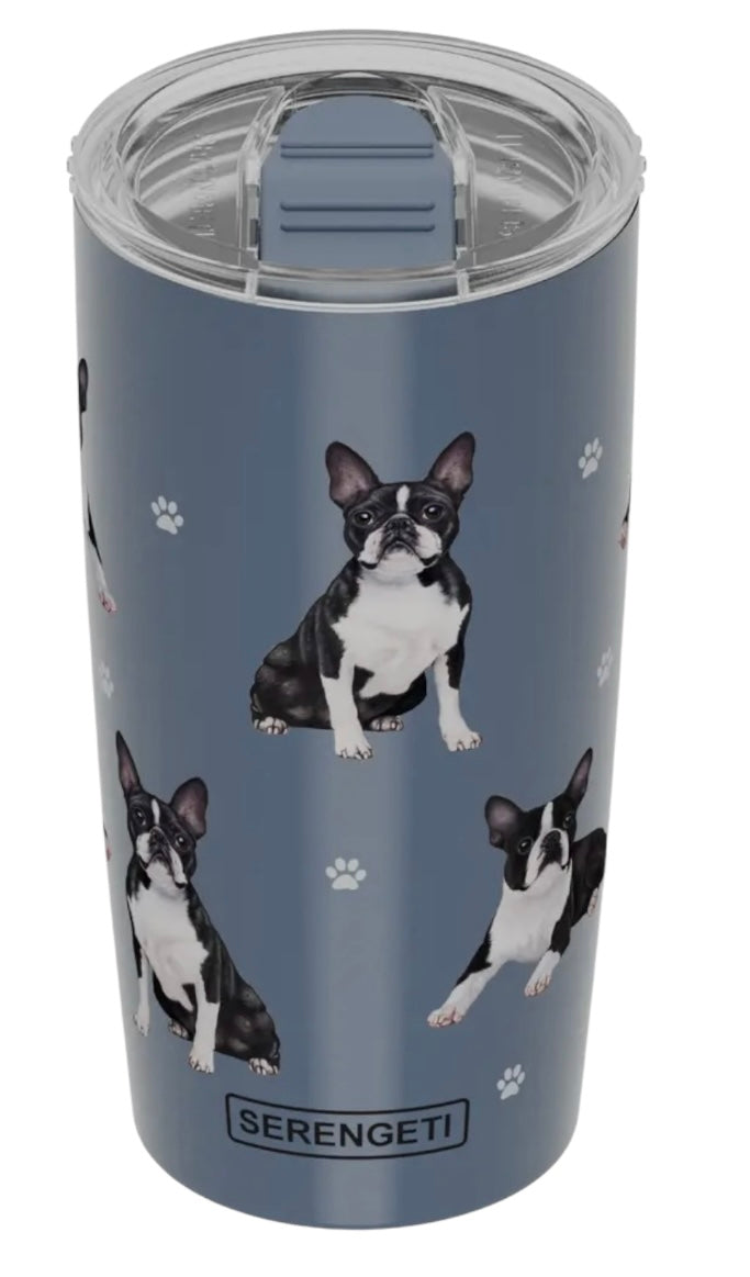 BOSTON TERRIER Serengeti Stainless Steel Ultimate 20 Oz. Hot & Cold Tumbler