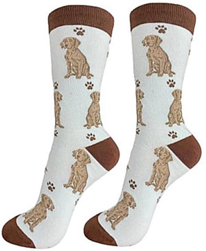 WEIMARANER Dog Unisex Socks By E&S Pets CHOOSE SOCK DADDY, HAPPY TAILS, LIFE IS BETTER - Novelty Socks for Less