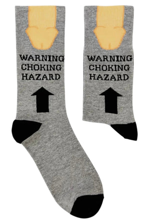 URBAN ECCENTRIC Brand Unisex BIG DICK Socks ‘WARNING CHOKING HAZARD’