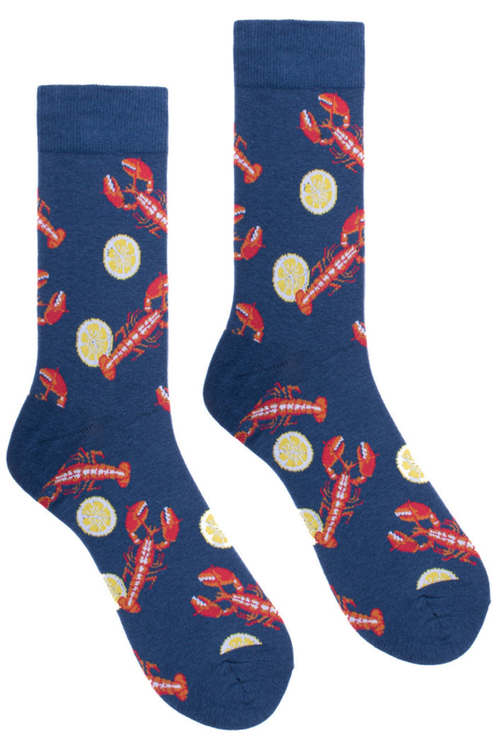 PARQUET Brand Men’s LOBSTER & LEMONS SOCKS