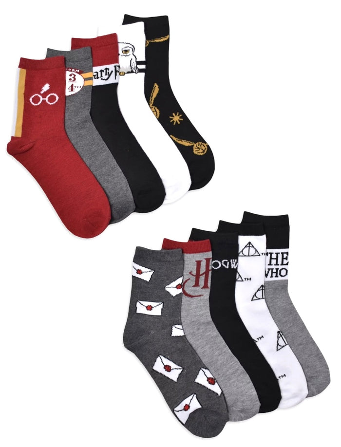 HARRY POTTER Ladies 10 Pair Of Socks HEDWIG ‘HOGWART’