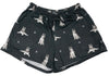 COMFIES Brand LOUNGE PJ SHORTS Ladies SIBERIAN HUSKY By E&S PETS - Novelty Socks And Slippers