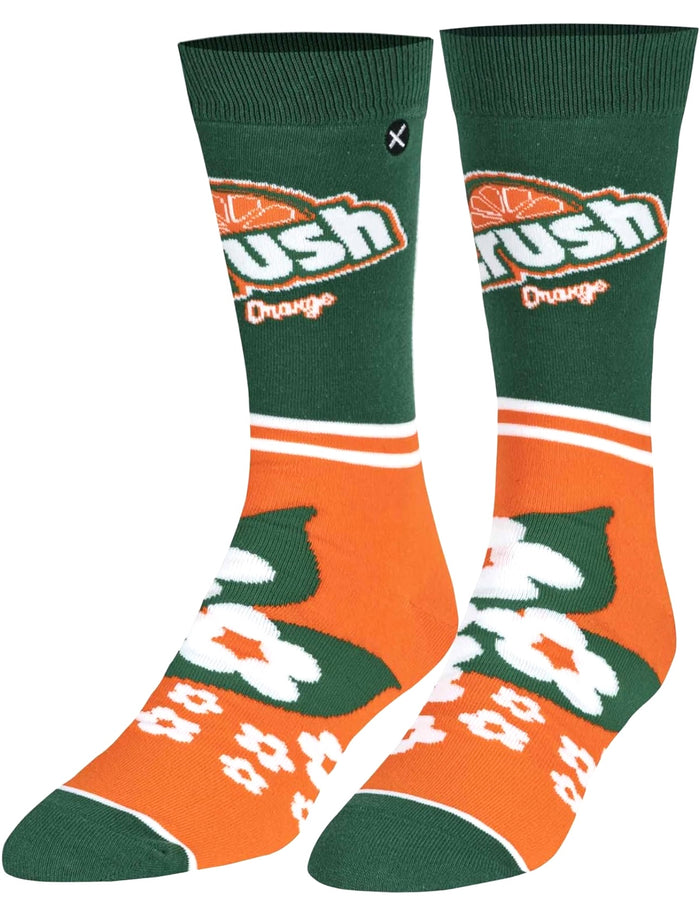 ODD SOX Brand Men’s ORANGE CRUSH SODA Socks