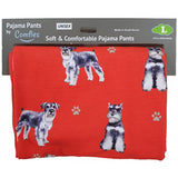 SCHNAUZER Dog Adult Unisex PAJAMA BOTTOMS COMFIES Brand By E&S PETS (CHOOSE SIZE)