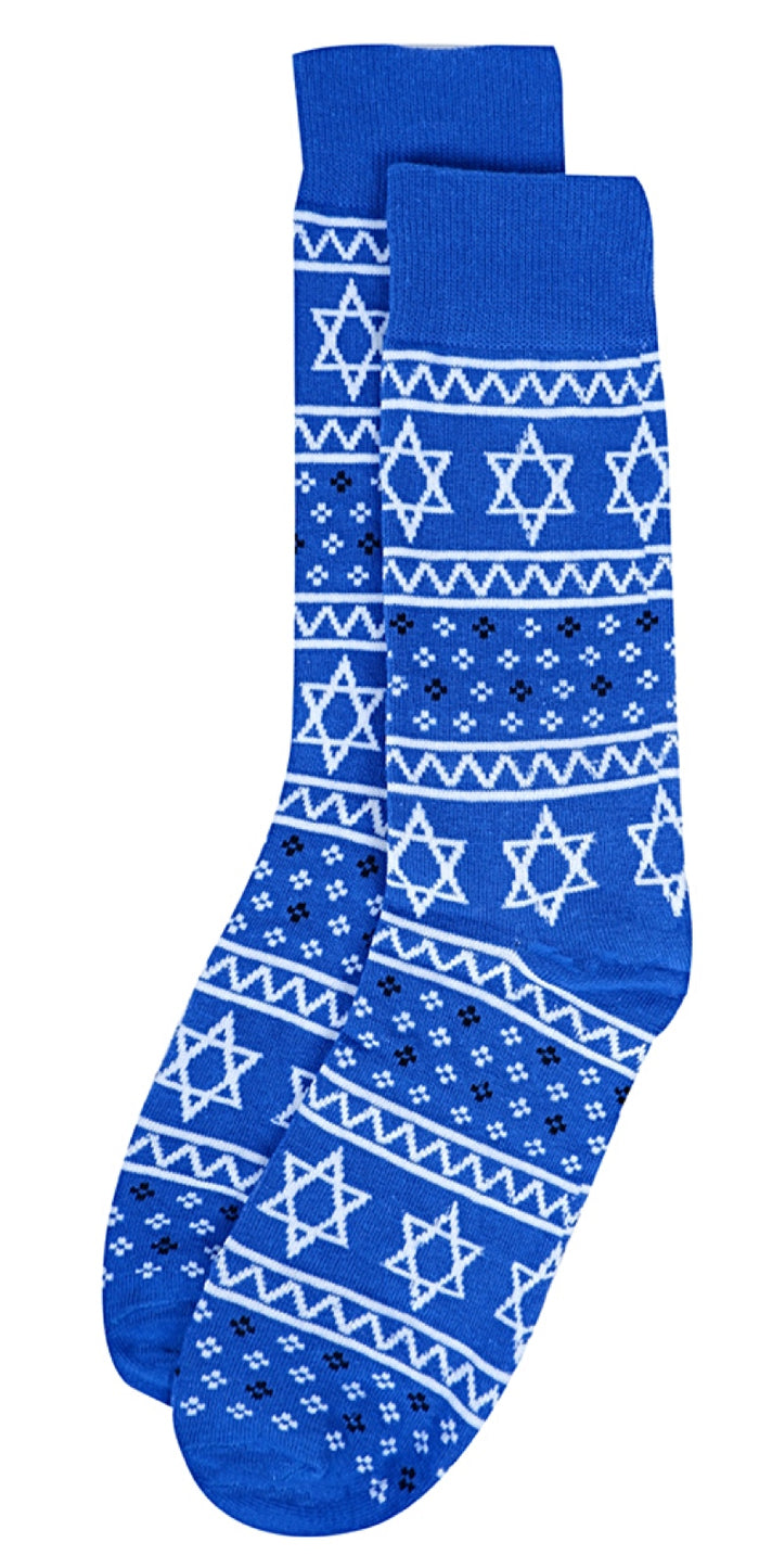 STAR OF DAVID HANUKKAH Men’s Socks PARQUET Brand