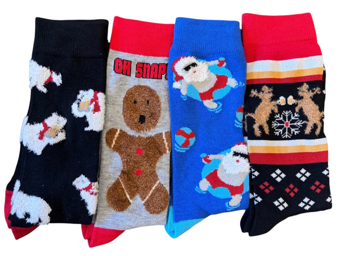 UGLY CHRISTMAS SWEATER Men’s Socks 9 Styles to Choose From