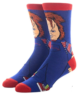 CHUCKY The Movie Men’s HALLOWEEN Socks BIOWORLD Brand - Novelty Socks And Slippers