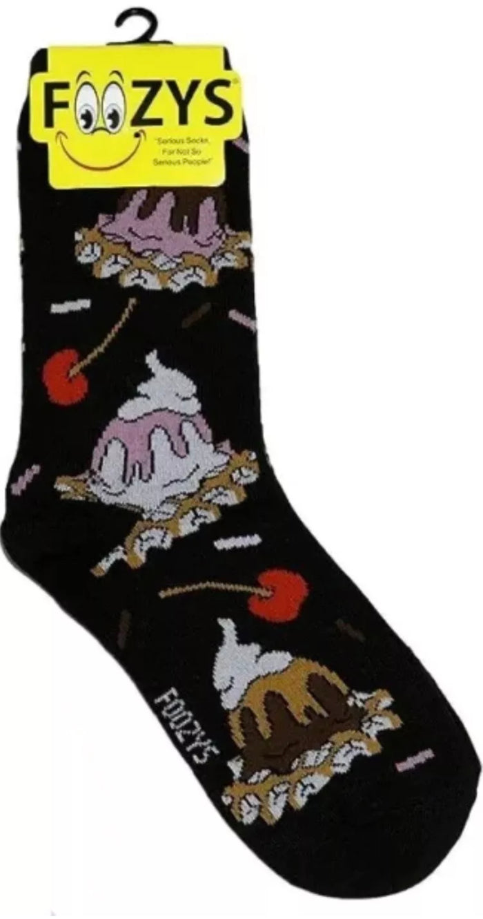 FOOZYS Brand Ladies ICE CREAM SUNDAE Socks