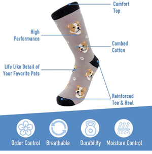 PIT BULL Dog Unisex Socks By E&S Pets CHOOSE SOCK DADDY, HAPPY TAILS, LIFE IS BETTER - Novelty Socks for Less