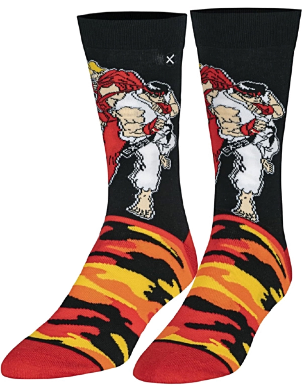 Street Fighter II Cotton Crew Socks by ODD Sox