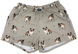 COMFIES LOUNGE PJ SHORTS Ladies BULLDOG By E&S PETS - Novelty Socks And Slippers