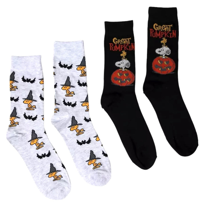 PEANUTS Men’s HALLOWEEN 2 Pair Of Socks ‘GREAT PUMPKIN’