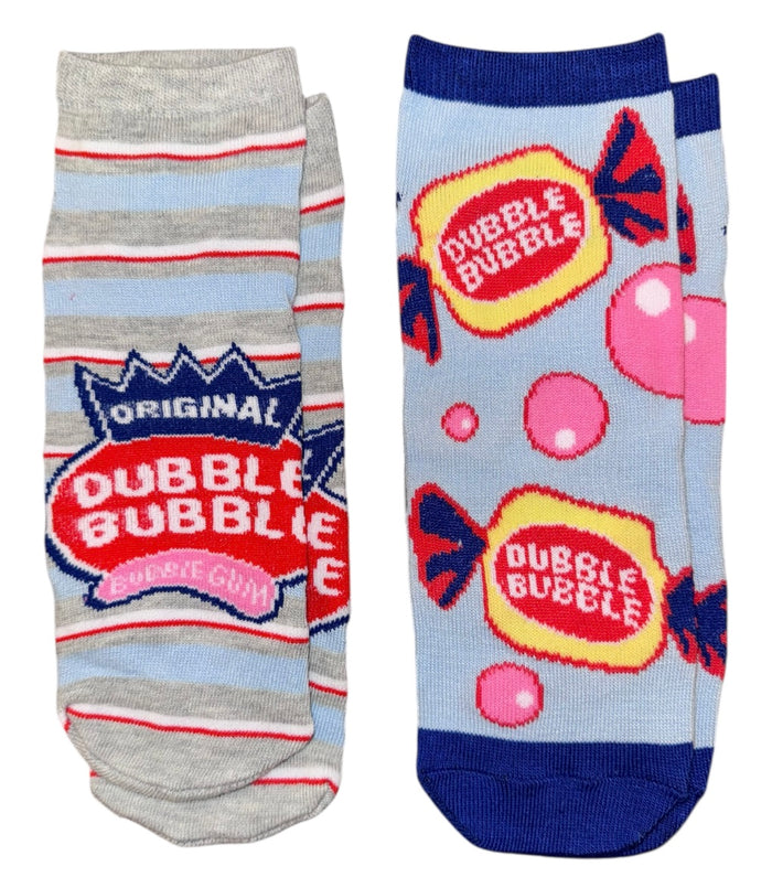 DUBBLE BUBBLE, FLUFFY STUFF, AIRHEADS Ladies 2 Pair Of Low Show Socks (CHOOSE STYLE)