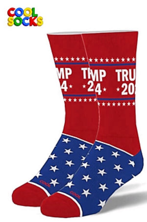 TRUMP 2024 Men’s Socks COOL SOCKS Brand - Novelty Socks for Less