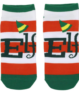 ELF THE MOVIE LADIES 5 Pair Of CHRISTMAS NO SHOW SOCKS SON OF A NUTCRACKER Bioworld Brand