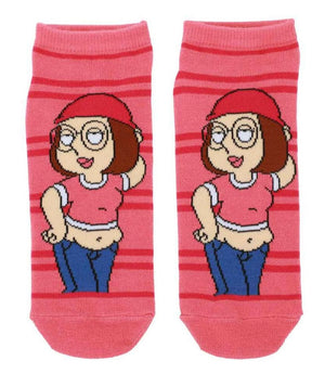 FAMILY GUY TV Show Ladies 5 Pair Of Ankle Socks ‘FRIGGIN’ SWEET’ BIOWORLD Brand