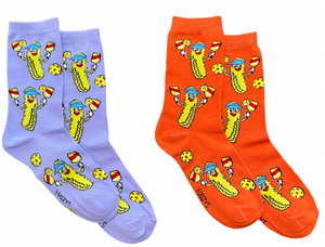 FOOZYS Brand Ladies PICKLEBALL PLAYER 2 Pair Of Socks - Novelty Socks And Slippers