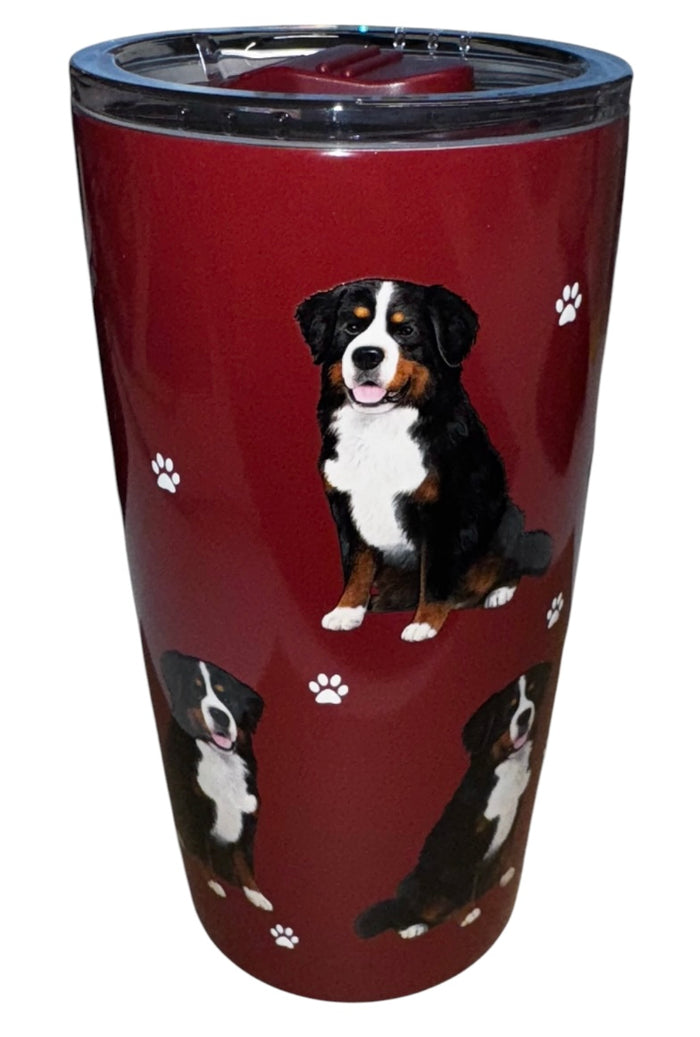 BERNESE MOUNTAIN DOG Serengeti Stainless Steel Ultimate 20 oz. Hot & Cold Tumbler