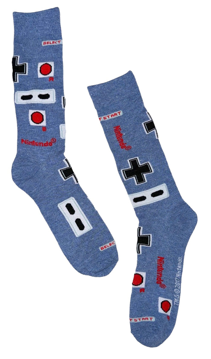 NINTENDO Men’s NES CONTROLLERS Socks