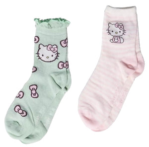 SANRIO HELLO KITTY Ladies 2 Pair Of Socks